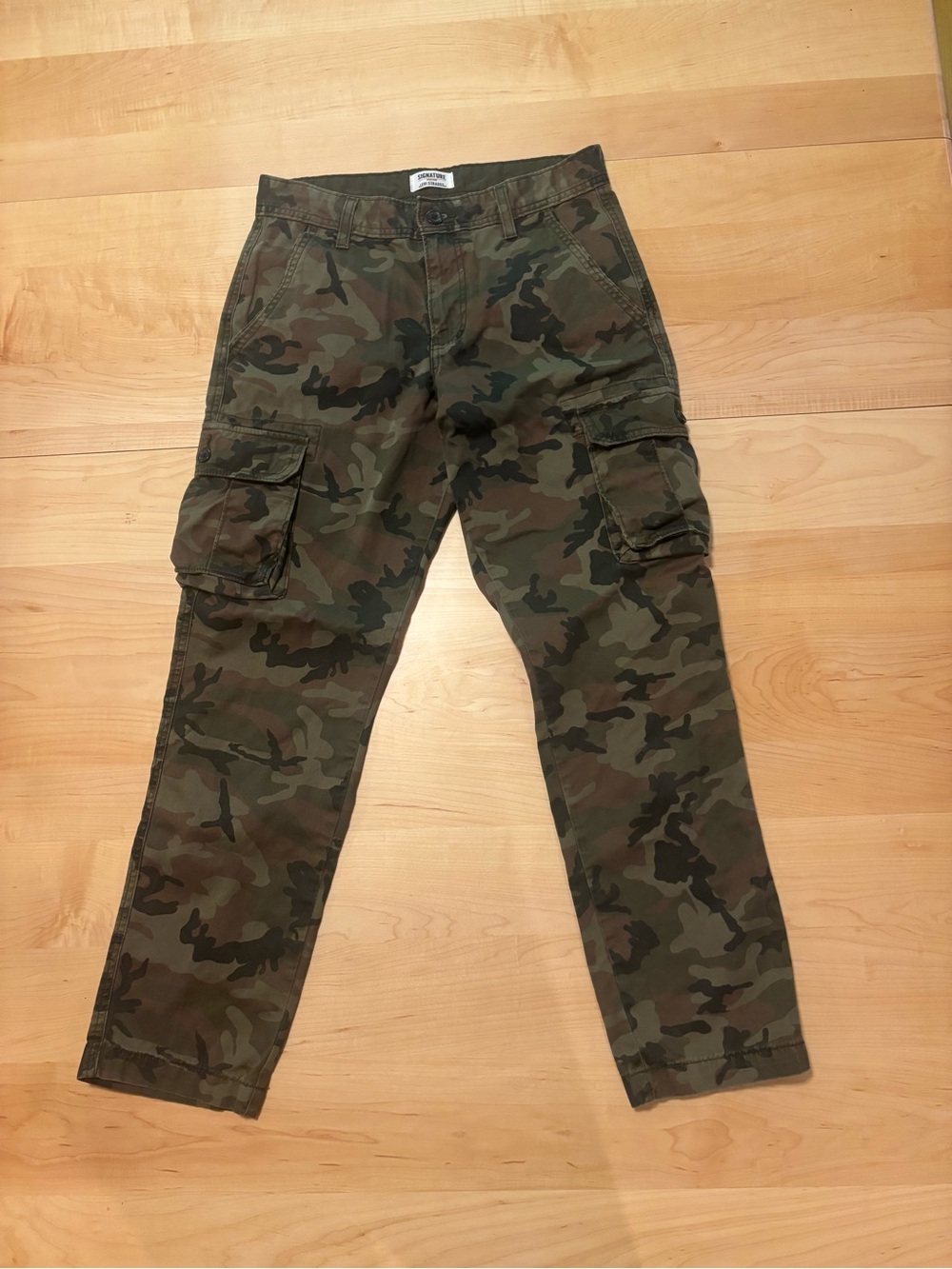 Camouflage Cargo Trousers - Green Camo